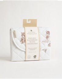 Living Textiles - Waterproof Travel Change Mat - Cuddly Bear