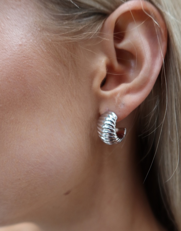 Reh Studios - Avery Hoops - Silver