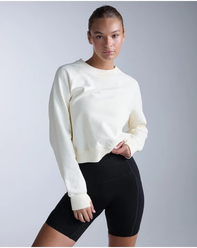 2XU - EZ Organic Cotton Ribbed Crew Sweat