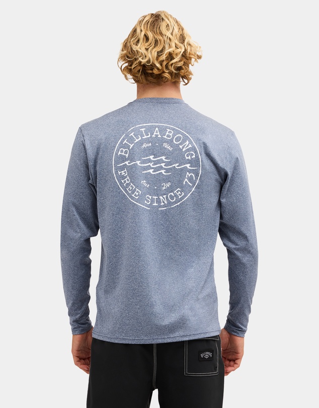 Billabong - Mens Big Wave Daz Loose Fit Long Sleeve Rashguard