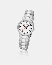 Mondaine - Mondaine Classic Silver Stainless Steel 30mm Watch