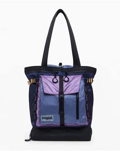 Desigual - Large nylon tote backpack
