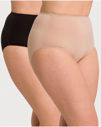 Ava & Audrey  - Underbliss by Ava & Audrey Invisibliss No Show Seamless Full Brief 2 Pack