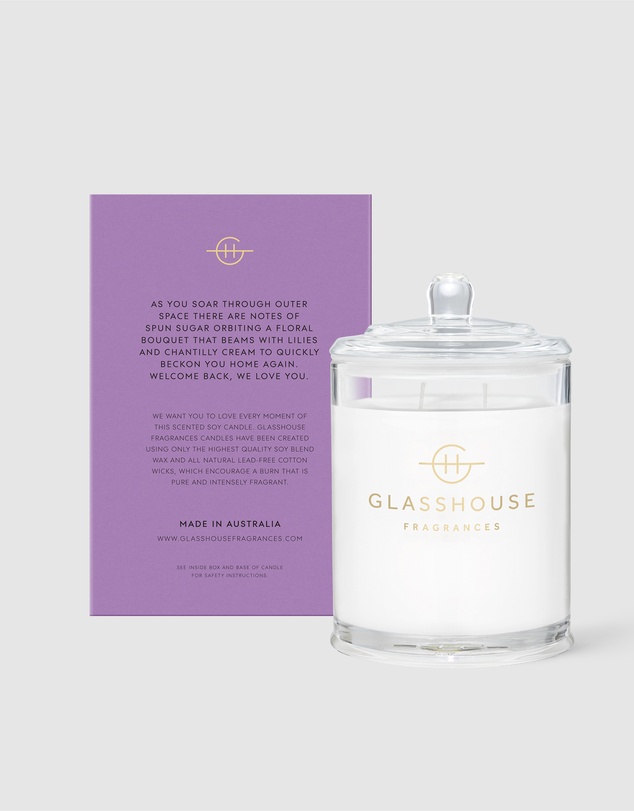 Glasshouse Fragrances - Moon and Back 380g Soy Candle