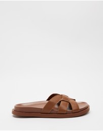 Atmos&Here - Emma Leather Slides