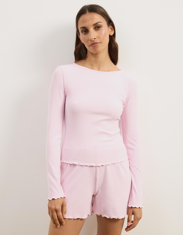 Atmos&Here - Karli Long Sleeve and Shorts Pyjama Set