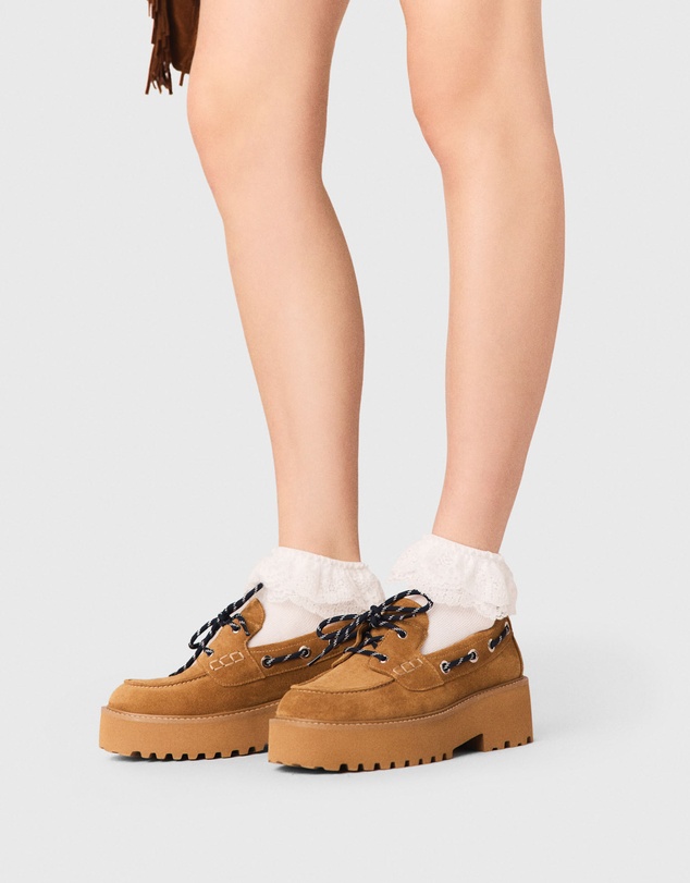 Maje - Finolanehighsuede Loafers