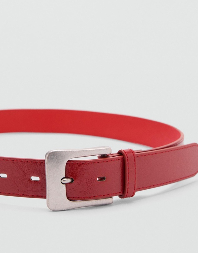 M.N.G - Square Buckle Belt