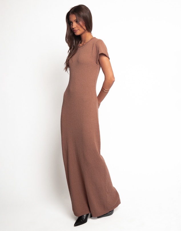 Petal & Pup - Lowell Knit Maxi Dress - Mocha