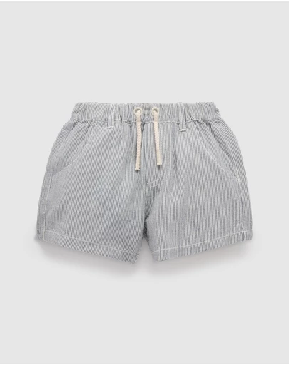 Purebaby - Linen Blend Short -Kids-Babies
