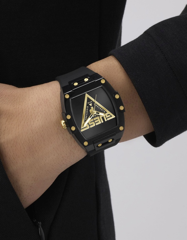 GUESS - GUESS Men's Black Analogue Watch