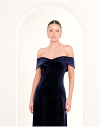 Pilgrim - Bri Off Shoulder Velvet Gown