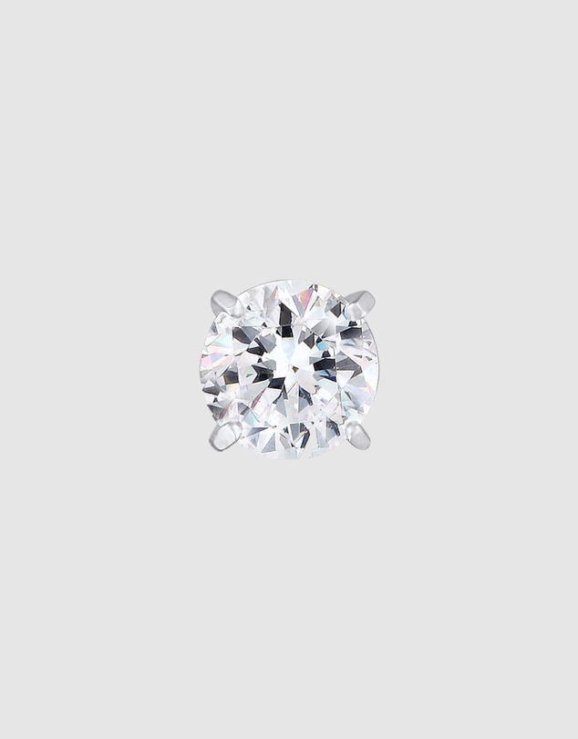 Kuzzoi - ICONIC EXCLUSIVE - Earrings Male Stud Swarovski® Crystals Single 925 Sterling Silver