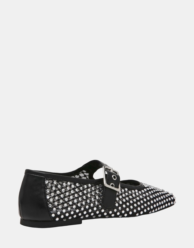 Steve Madden - Marcela Black Mesh Flats