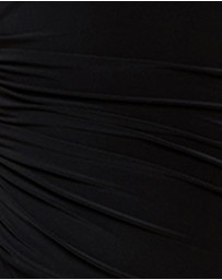 Miraclesuit Shapewear - Zari Knee-Length Flutter Sleeve Cowl Neck Shaping Dress
