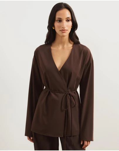 Atmos&Here - Winnie Wrap Tie Top