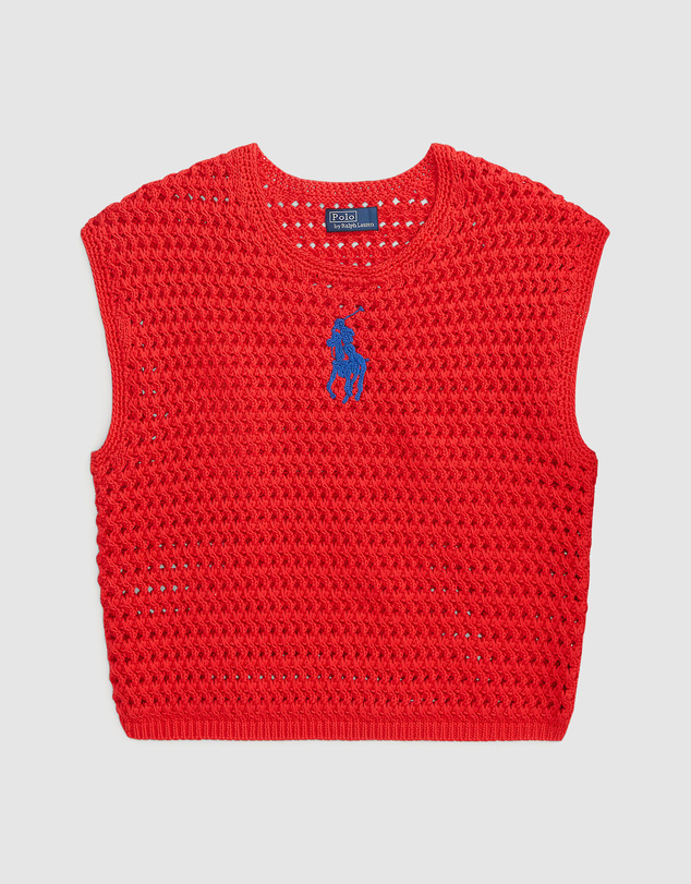 Polo Ralph Lauren - Big Pony Crocheted Cotton Sweater