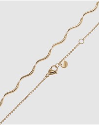 Skagen - Agnethe Gold Tone Necklace