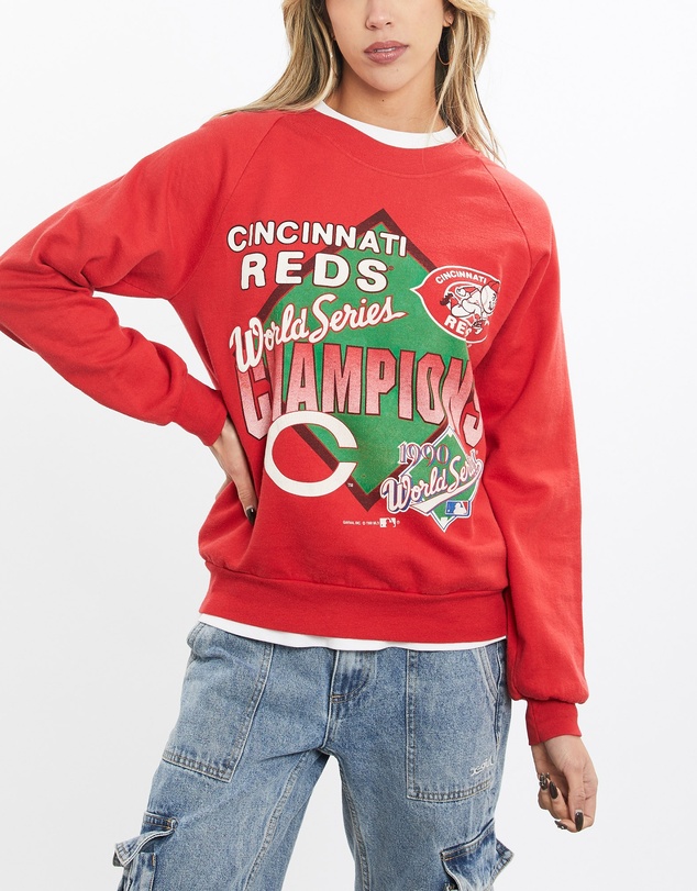 Vintage by The Real Deal - Pre Loved - Vintage 1990 MLB Cincinnati Reds Sweatshirt