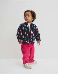 Country Road - Print Sherpa Lined Jacket