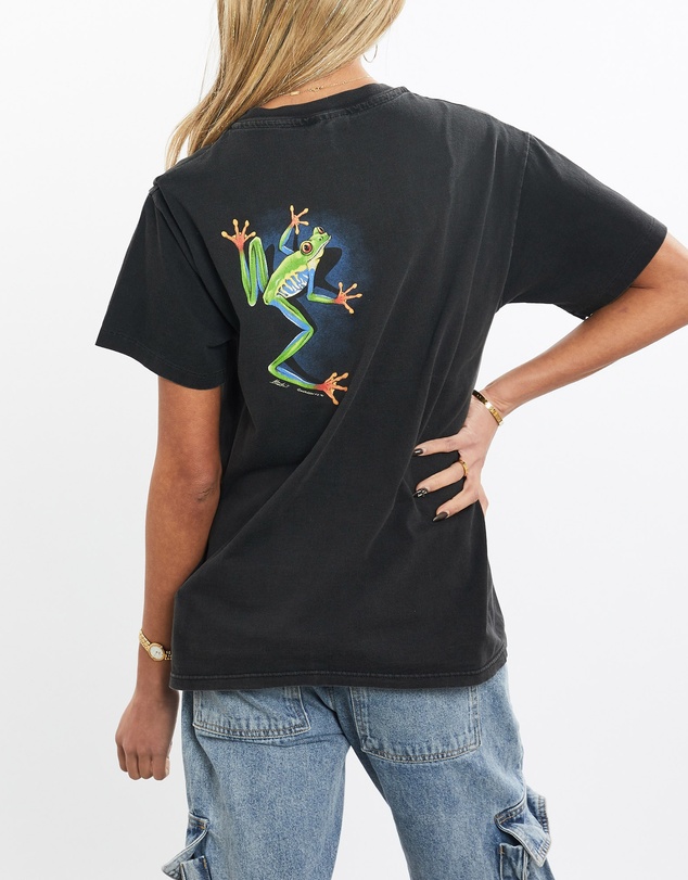 Vintage by The Real Deal - Pre Loved - Vintage 1991 Frog Wildlife Tee