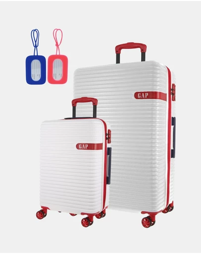 GAP - GAP Varsity Hard Shell Large and Cabin 2-Piece Set + Luggage Tag