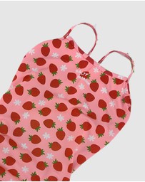 Salty Johnson - Strawberry Kisses Thin Strap One Piece