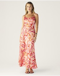 MOS The Label - Serena Print Strappy Dress