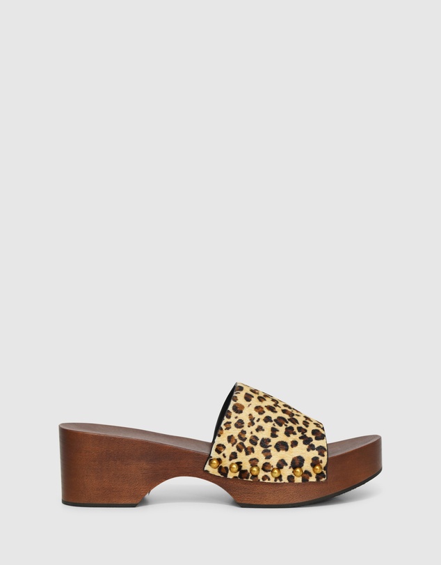 Belle & Bloom - I See Fire Animal Print Clog