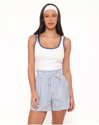Petal & Pup - Jackson Boxer Short - Blue Stripe