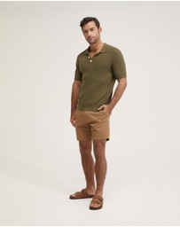 Oxford - Tom Cotton Stretch Shorts