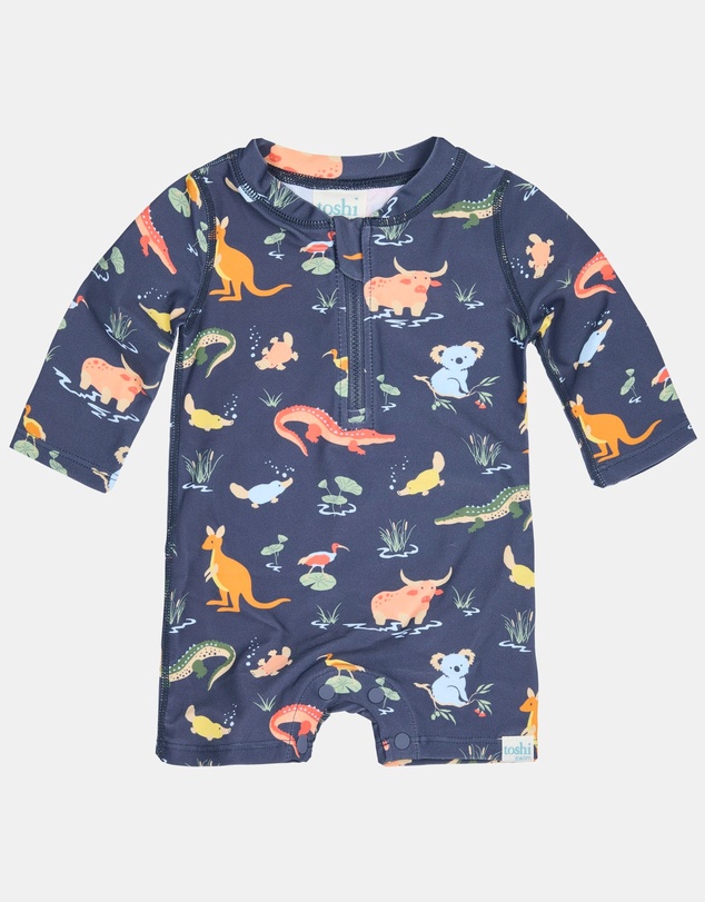 Toshi - Swim Onesie L/S Splash