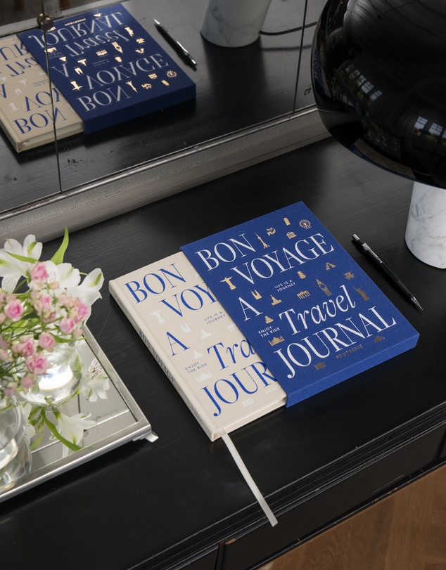 Printworks - Printworks Bon Voyage Travel Journal-Blue Beige