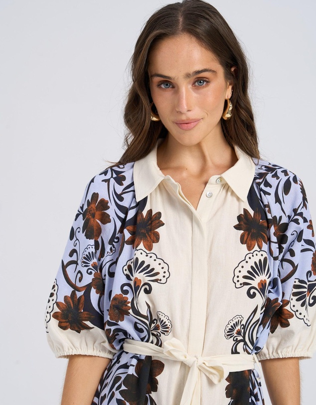 Vero Moda - Ava Printed Shirt Dress