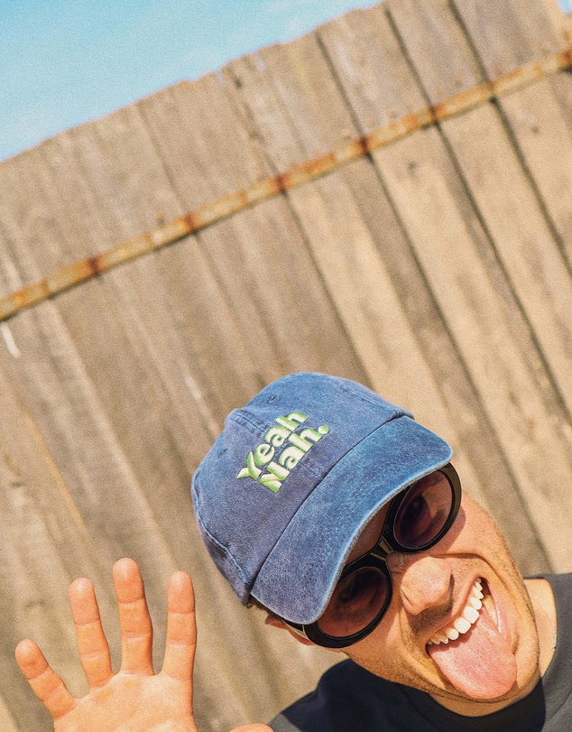 Skwosh - Yeah Nah Men's Cap in Navy