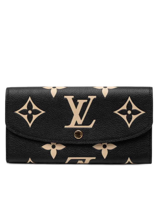 Pre-Loved by Azura Reborn - Pre-Loved Bicolor Monogram Empreinte Giant Emilie Wallet