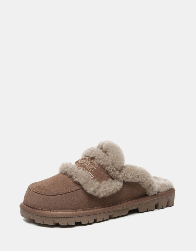 EVERAU - Australian Shepherd Ugg Rilee Cow Suede Upper House Shoes
