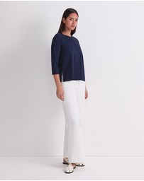 Sportscraft - Mercerised Cotton 3/4 Sleeve Tee