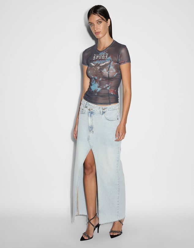 Ksubi - Relax Maxi Skirt Skyfall