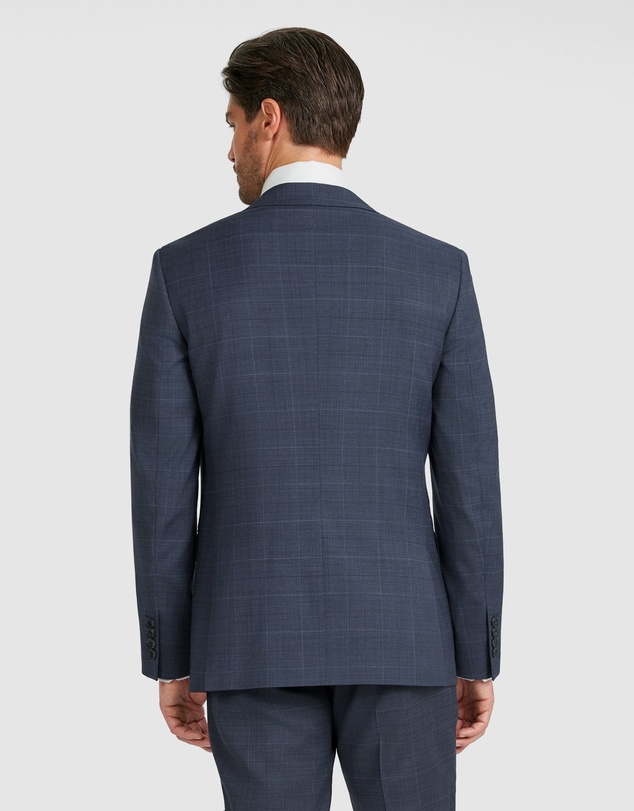 Tarocash - Lumen Check Wool Suit Jacket