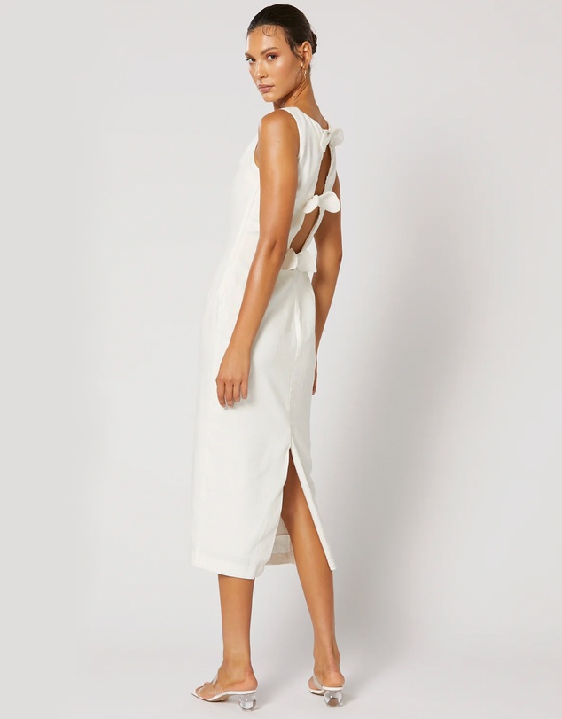Winona - Siesta Midi Dress White