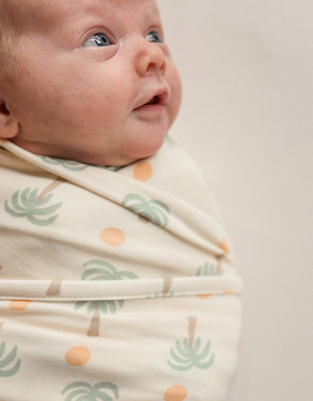 Kynd Baby - Large Stretchy Swaddle in Palm Sunset