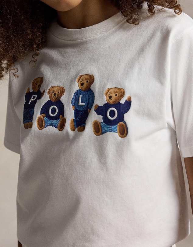 Polo Ralph Lauren - Polo Bear Logo Cotton Jersey Tee - Teens