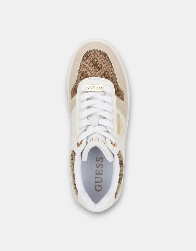 GUESS - Rozinn Lace-Up Platform Wedge Sneakers