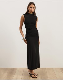 Atmos&Here - Thea Mesh Midi Skirt