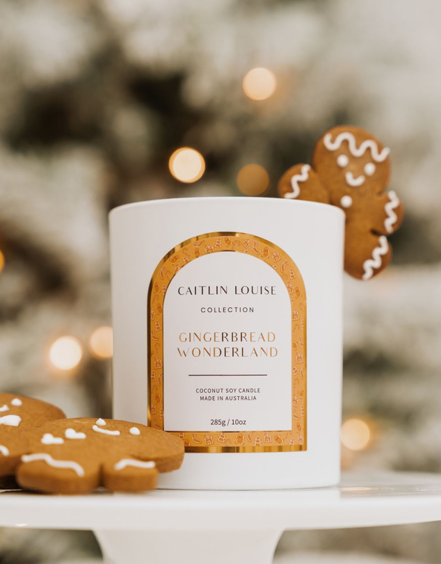 Caitlin Louise Collection - Gingerbread Wonderland Christmas Candle