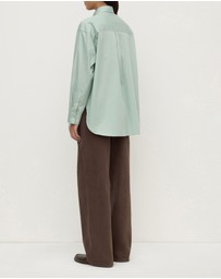 Assembly Label - Marigold Poplin Long Sleeve Shirt