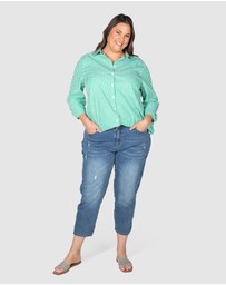 Love Your Wardrobe - Jordyn Mid Wash Stretch Jeans