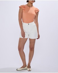 Marcs - Lilly Ruffle Rib Tank