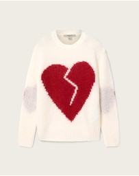 AllSaints - Luvheart Wool-Alpaca Blend Crew
